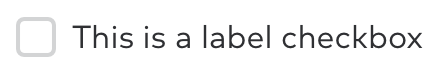 Empty LabeledCheckbox